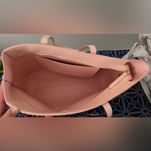 NWT Masur Gavriel Pink Small Zip Tote, fits small laptop - Picture 7 of 13